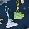 Cute Ocean Animal Plush Doll Mascot Stuffed Toys Keychain Pendant Lanyard Bag Hanging Ornaments Backpack Charm Keyring Kids Gift