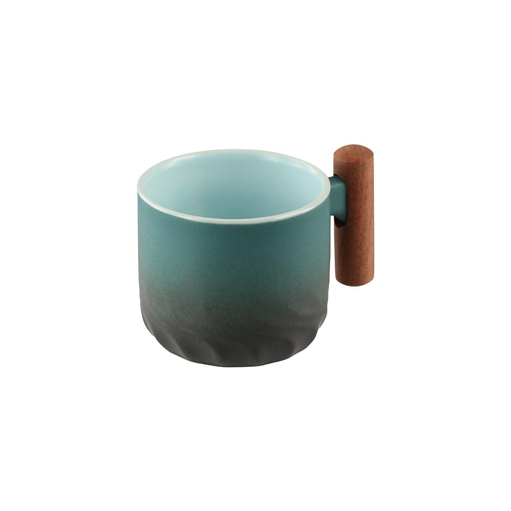 

Gradient Glaze Tea Cup 60ml Water Cup Handmade Retro Ceramics Coffee Mug Birthday Gift синий