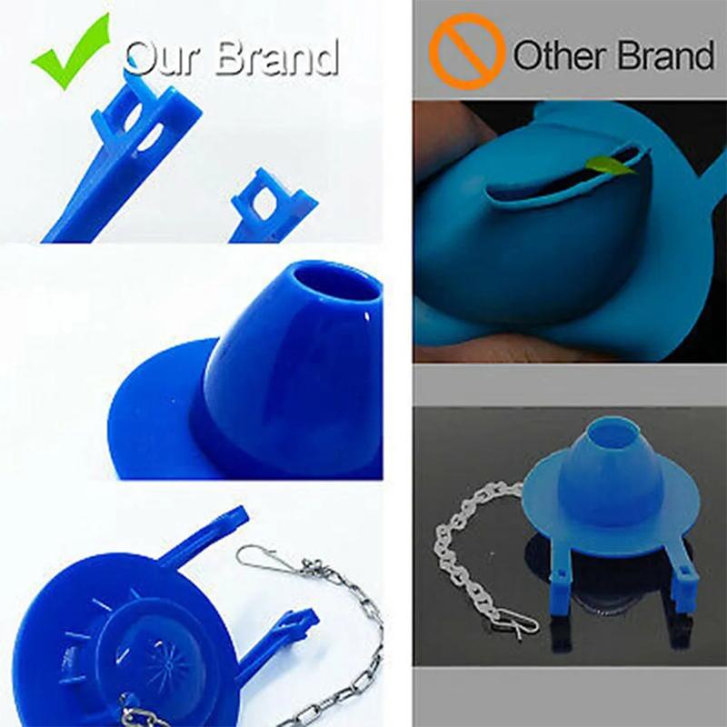 Ablassspülventile Toilettentankarmaturen Universal Badezimmerwerkzeug Langlebiges Gummi Wassersparend Reparatur Pvc