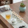 Mr. Nanshan Hand-Painted Panda Ceramic Gongfu Tea Set