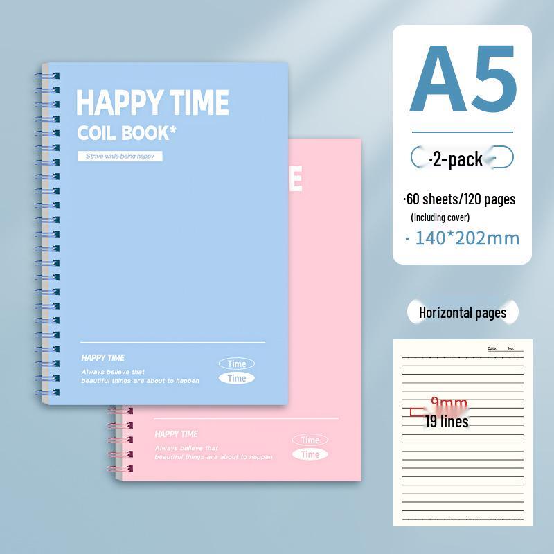 Colorful B5 Coil Notebook: A5 High-Value Journal for Study, Record, and Diary - Perfect for Students.