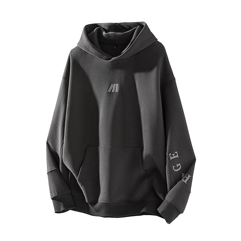 

Толстовка с капюшоном с длинными рукавами для мужчин на осень и зиму Новая свободная уличная универсальная куртка-худи 4XL