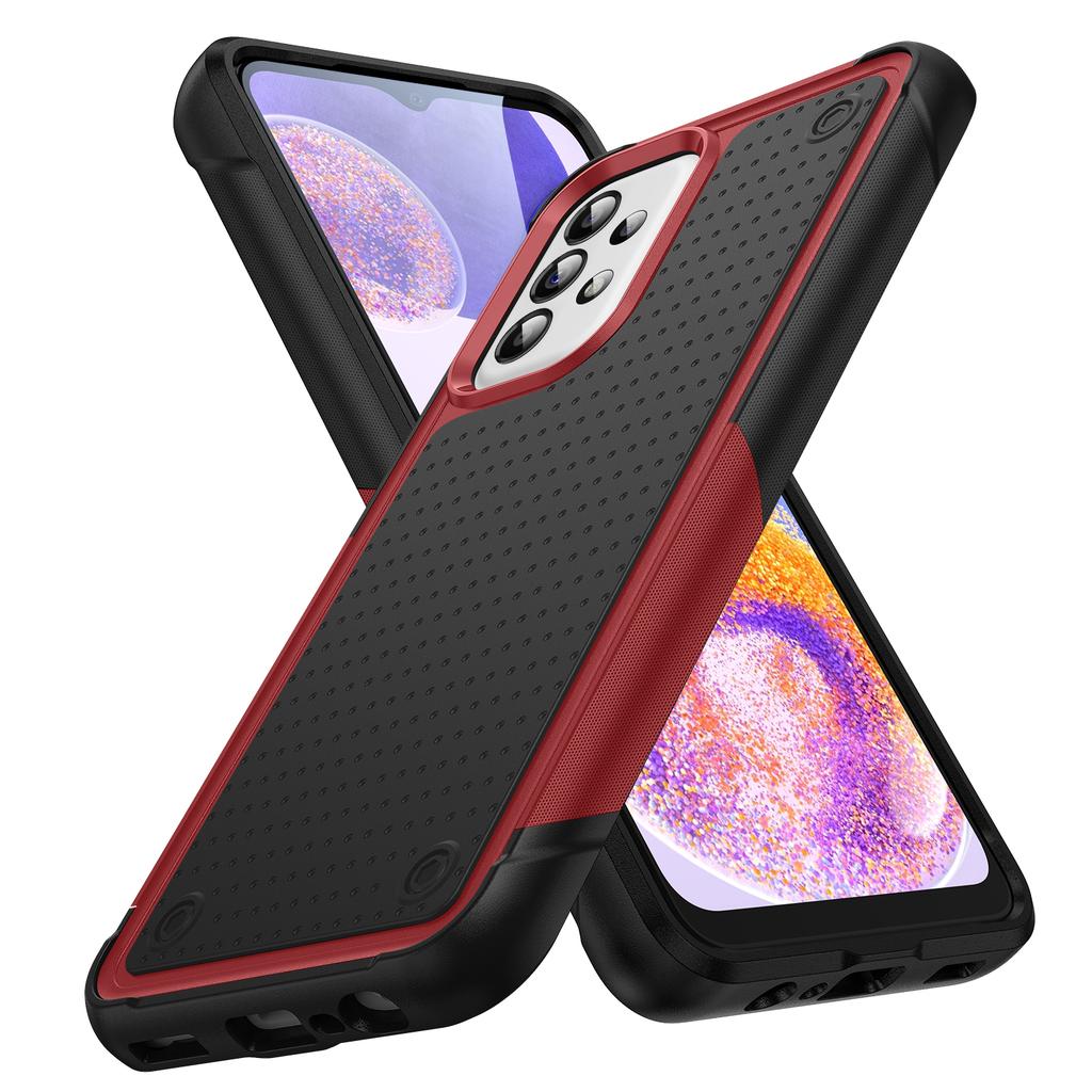 Heavy Duty Armor Shockproof Phone Case For Samsung Galaxy A13 A23 A33 A53 A73 A32 A52 5G Soft TPU Frame Hard Plastic Back Cover