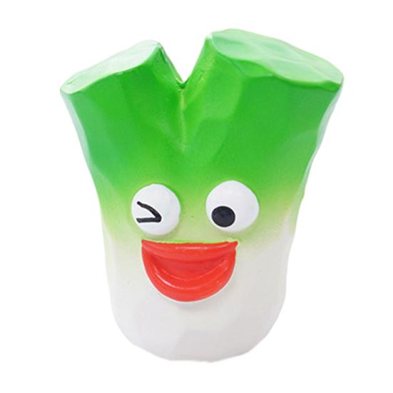 Cute Fruit Dog Toy Squeaky Latex Vegetable Dog Chew Toy Puppy Teething Toy for Aggressive Chewers Fetch Play