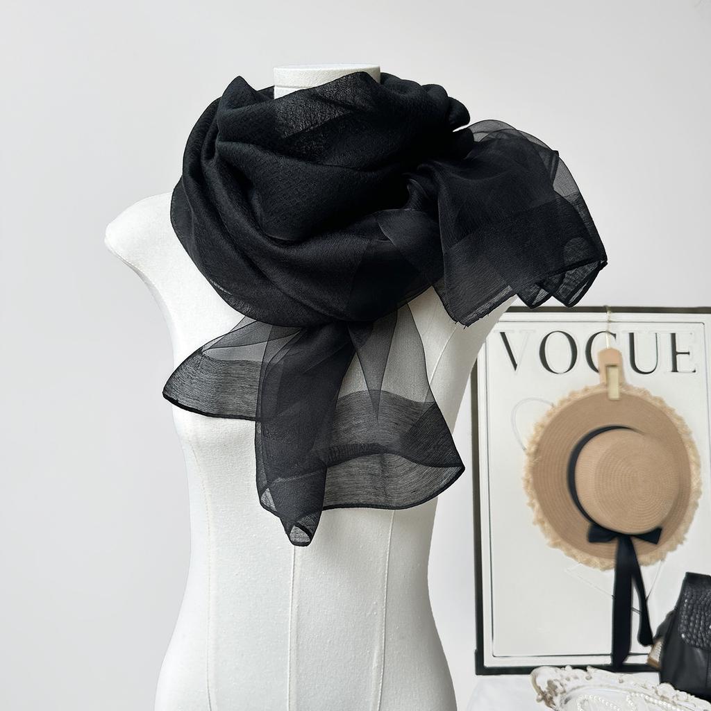 Mulberry Silk Scarf Spring And Autumn Thin Celebrity Style Silk Scarf Shawl Scarf Silk Scarf Women