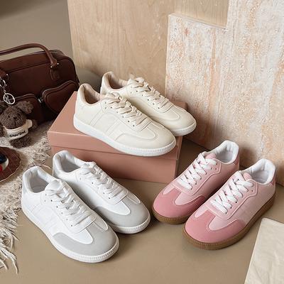Sneakers Casual da Donna Comode Scarpe Piatte per Esterno Nuove di Primavera Suola Morbida Scarpe da Passeggio Moda Donna Scarpe Sportive Basse