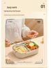 Mikrowellengeeignete japanische Bento-Box: Isolierter Lunchbehälter aus 316 Edelstahl