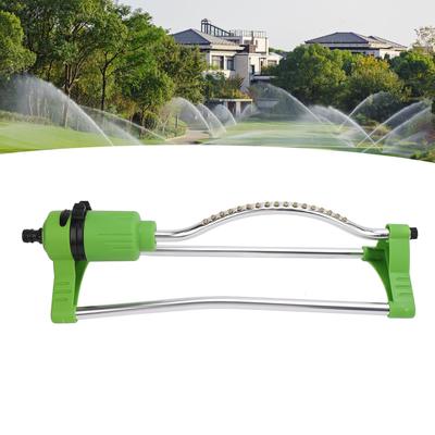 Oscillating Lawn Sprinkler 17 Holes Automatic Water Sprinkler with 4 Spray Modes and Metal Fittings for Yard Garden Irrigation