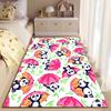 Cartoon Pandas with Colorful Umbrellas suitable as a non-slip mat for the living room or bedroom sofa