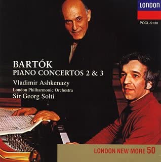 

CD SIR GEORG SOLTI - Bartok Piano Concertos2&3 POCL5130 Japan ObiClassical Used