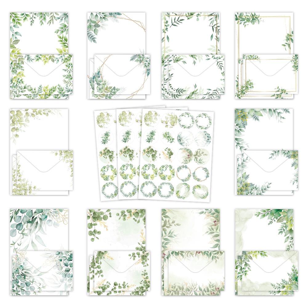 160pcs DIY Postcards Letter Paper and Envelope Set Greeting Cards  Holiday Decorations
