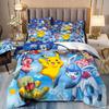 Cette Anime Pokemon Collections de Linge de LitPikachu Housse de Couette Collection EnfantsDécoration de ChambreAvec Taie d'OreillerPlusieurs Tailles