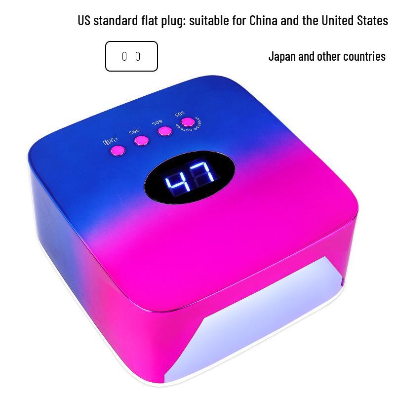 

Перезаряжаемая беспроводная УФ-лампа для ногтей с градиентным цветом