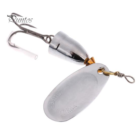 Fishing Lures Hard Metal Spinner Bait with Hook And Sequin Fishing Tackle Freshwater And Saltwater Bass Trout Fishing Accessory
