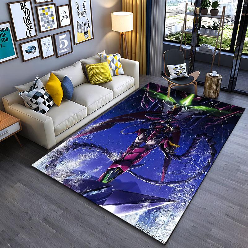 Mecha Warrior With Green Blade Suitable As a Non-slip Mat for the Living Room or Bedroom Sofa