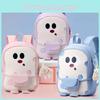 Cartoon Kids School Backpack With Breathable Nylon For Preschool Boys And Girls