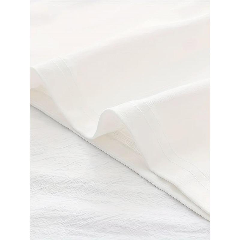 European Size Women's Short Sleeve T-Shirt with Artistic Four Horses Print - White Crew Neck, Machine Washable, All-Season Comfort,Horse Lover Gifts