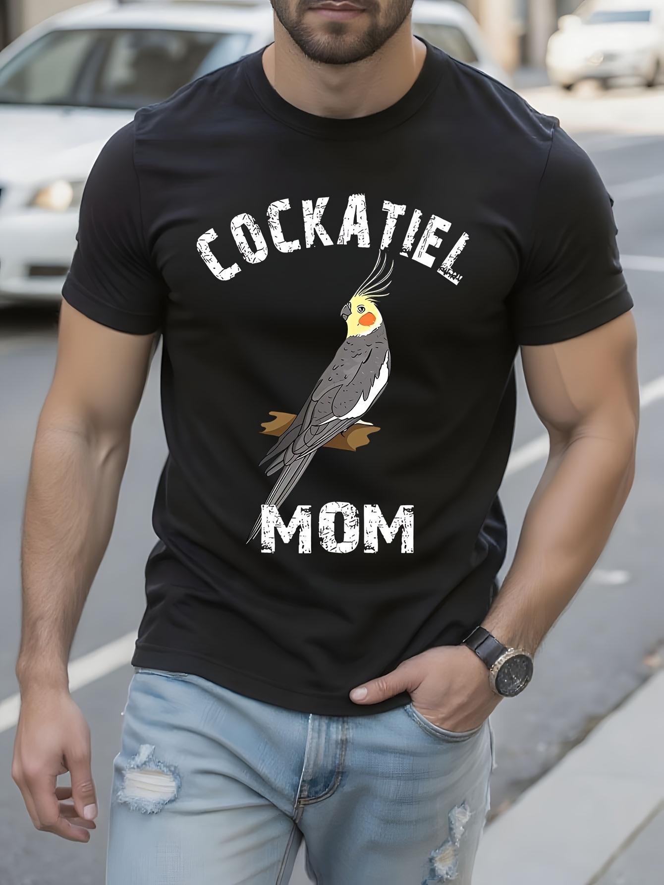 Cockatiel Mom Graphic Tshirt Graphic Tshirt - Bold Cockat... XL