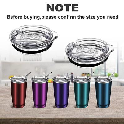 ABWR-2X 20Oz Tumbler Replacement Lids Spill Proof Splash Resistant Lids Covers For Yeti Rambler And More Tumbler Cups