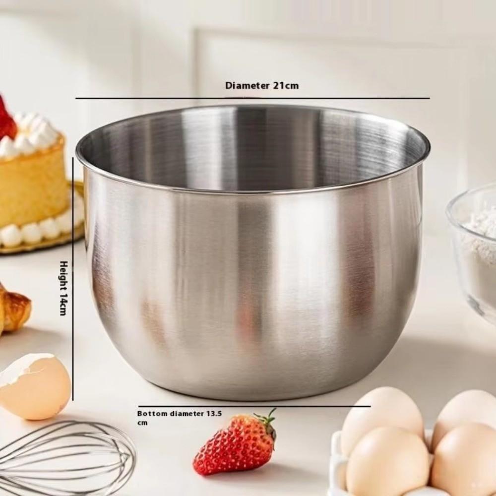Splash Proof Salad Egg Beating Basin Bread Cake Fruit Container  Kitchen Cooking Tools