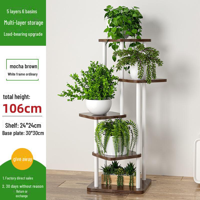 Cross-Border Multi-Layer Indoor Flower Rack for Living Room or Balcony