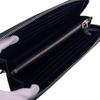 PRADA 1ML506-2BBE Zip Around lettering logo leather Purse black leather unisex Used