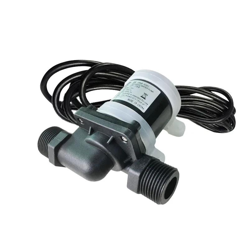 12V 24V Silent 4-Point Threaded Port Brushless DC BrushlessWater Pump Floor Heating Water Heater Booster Water Pump IP68