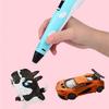 3D Printing Pen with LCD Screen 3D Drawing Doodling Tool Compatible with ABS PLA Filaments Includes 1.75mm 3m 12-Color PLA Filament Perfect Gift