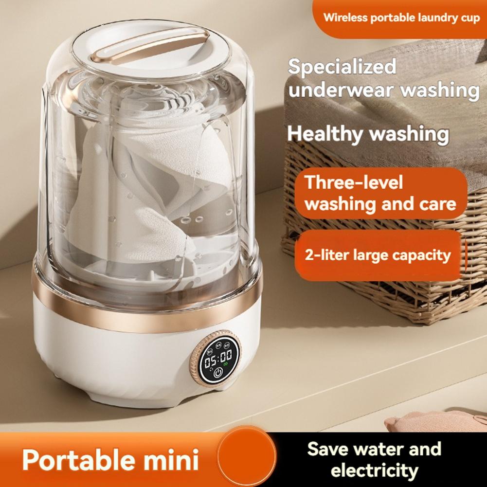 ABKR-Portable Washer Mini Washing Machine For Apartment, Camping, Travel For Bras/Underwear/Socks Underwear Washer