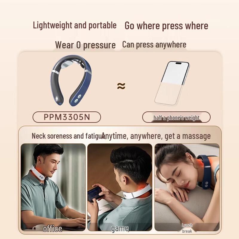 Philips PPM3302N Neck and Shoulder Massager CN Plug (adapter Included)