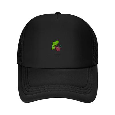 Beet Drop Baseball Cap Custom Hat Beach Hat Trucker Cap Black Caps For Men Women's