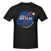 Unisex Vtipné Parodické Planety inspirované vesmírem Stále nejsou ploché Znovu jsme zkontrolovali Věda Astronomie Trendy Tričko Bavlna Unisex Oblečení