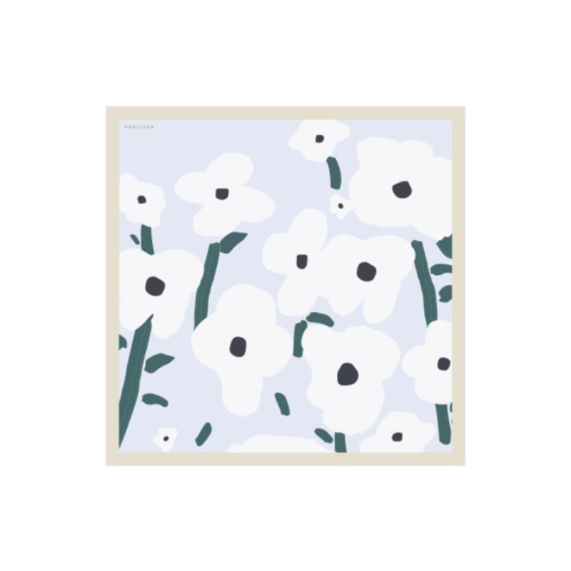 

PUBLICKA X FLORA SCARF, BABY BLUE single type