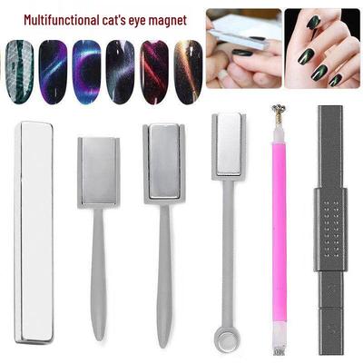 Multifunktionaler Katzenaugen-Magnet für Nagelkunst – Starker Magnet für magnetischen Gel-Nagellack