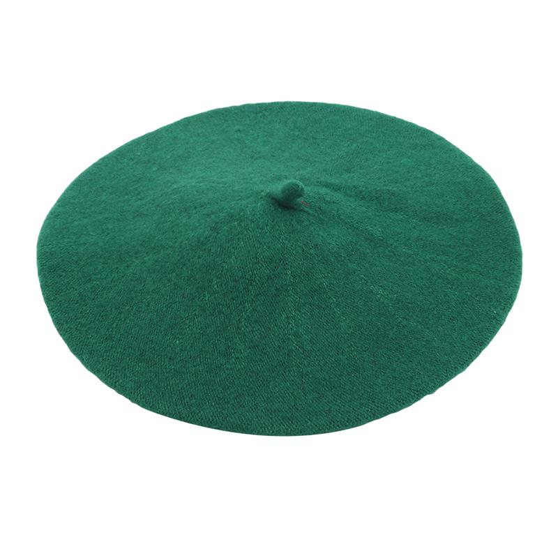 Winter Warm Faux Wool Beret Vintage Unisex Women Girls French Artist Beanie Hat Cap Kawaii Flat Top Caps Warmers 11 Colors