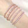 New Fashionable Zircon Tennis Bracelets for Women Dazzling Various Shape Crystal Hand Chain Trend Sexy Party Accessories Zircon