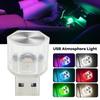 Car USB Interior Ambient Light LED Atmosphere Decorations Lights Auto Reading Lamp Colorful Decorative Lamp Accessories