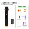 Wireless Microphone 2 Channels VHF Fixed Frequency Handheld Mic Micphone For Party Karaoke Professional Church Show Meeting