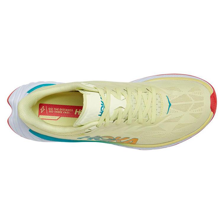 HOKA One One Carbon X 2 Verde Luminary Coral Fierbinte 1113526-LGHC