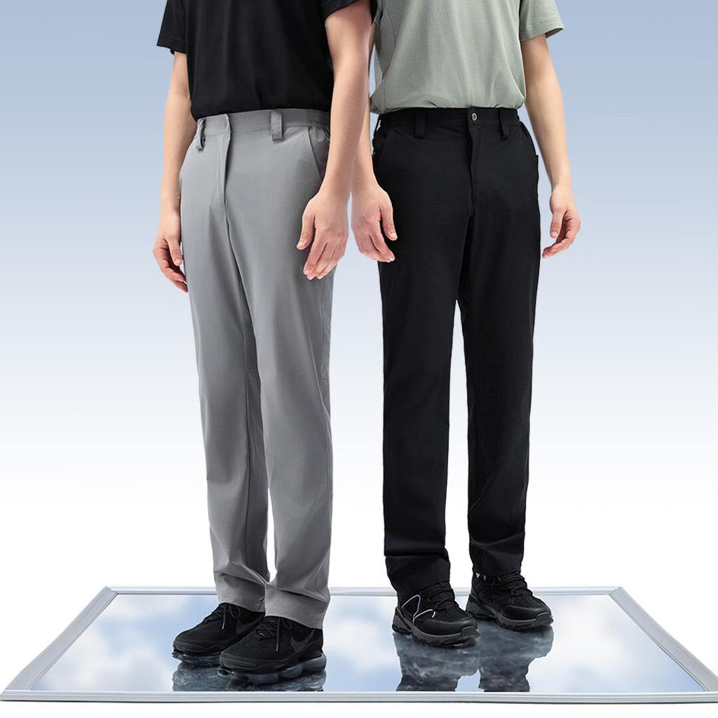 SUPIELD Outdoor Stretch Quick-Dry Durable Wrinkle-Resistant Casual Tactical Pants for Men, Moon Rock Gray, Size M
