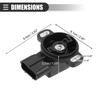 Pack (1) Throttle Position Sensor No.KL01-18-911 For MAZDA MX-6 1993-1997