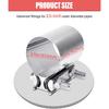 Zlirfy Stainless Steel Exhaust Clamp Band, Universal Widening Butt Joint Clamp, Fit For 2.5" Exhaust Pipe