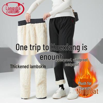 LANGSHA Calças de Esqui e Neve de Lã Femininas Ultracalas -40°C