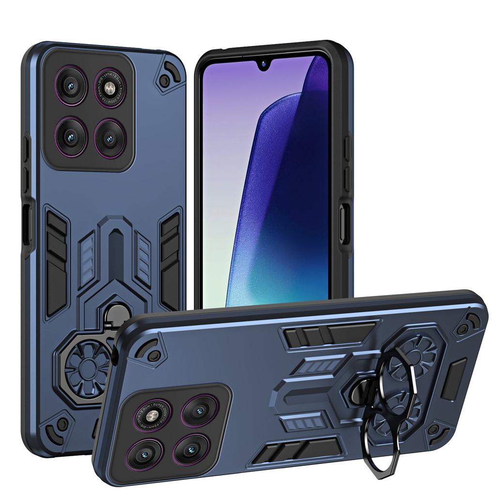 Case for Motorola Moto Edge 60 Pro Fusion Stylus 50 Neo Protective Cover Shockproof Armor Metal Ring Kickstand Fundas Coque