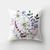 Bank Huisdecoratie Dieren Kussensloop Natuurlijke Bladeren Bloemenlandschap Kussenhoes Kort Pluche