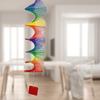 Spiral Mental Wind Chime Hollow Moon Colorful Hanging Ornament Home Courtyard Decoration Artwork Creative Lighting Accessory