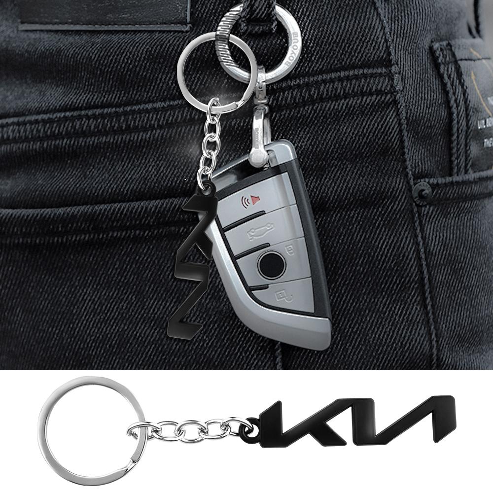 New KIA Logo Car Wheel Tire Valve Stems Cap With Keychain Badge For Sportage GT RIO Ceed Picanto Pegas Sorento Niro Soul Cerato