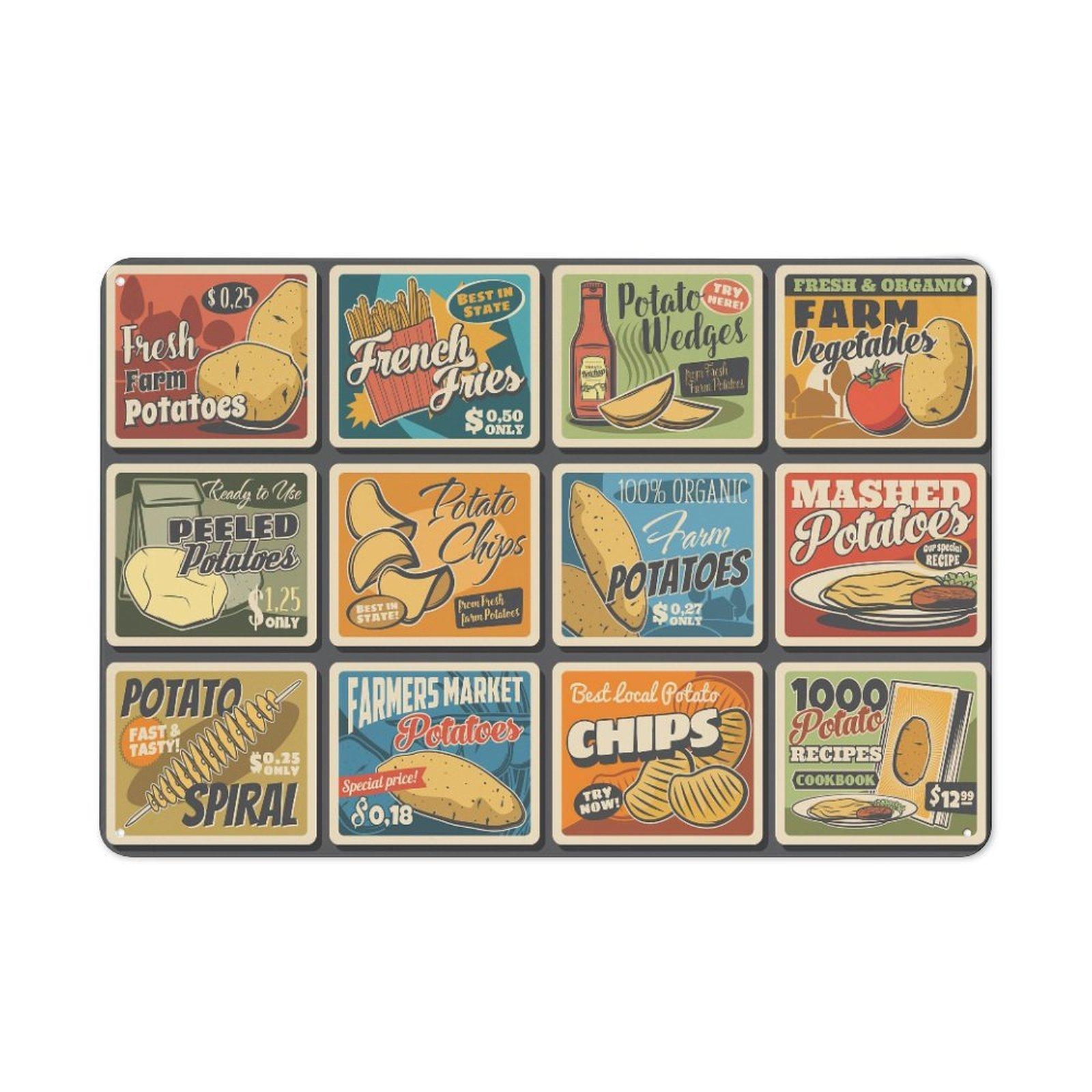 

Одна упаковка Горизонтальный Винтажный Металлический Постер из Жести 2030см 3040см Декоративная Табличка Для Дома Бар Гараж Кафе Кухня Гостиная Стена 20*30CM