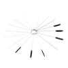 Fifteen Tool Brushes Car And Motorcycle Carburetor Cleaning Needle Set Stainless Steel Dirt Ejector Tool Brush