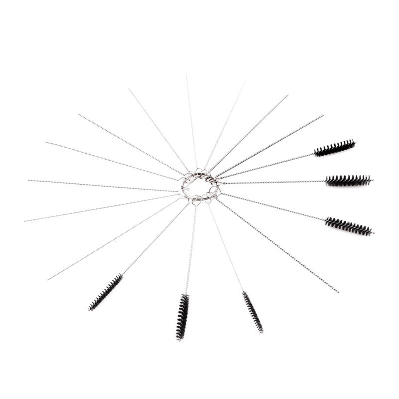 Fifteen Tool Brushes Car And Motorcycle Carburetor Cleaning Needle Set Stainless Steel Dirt Ejector Tool Brush